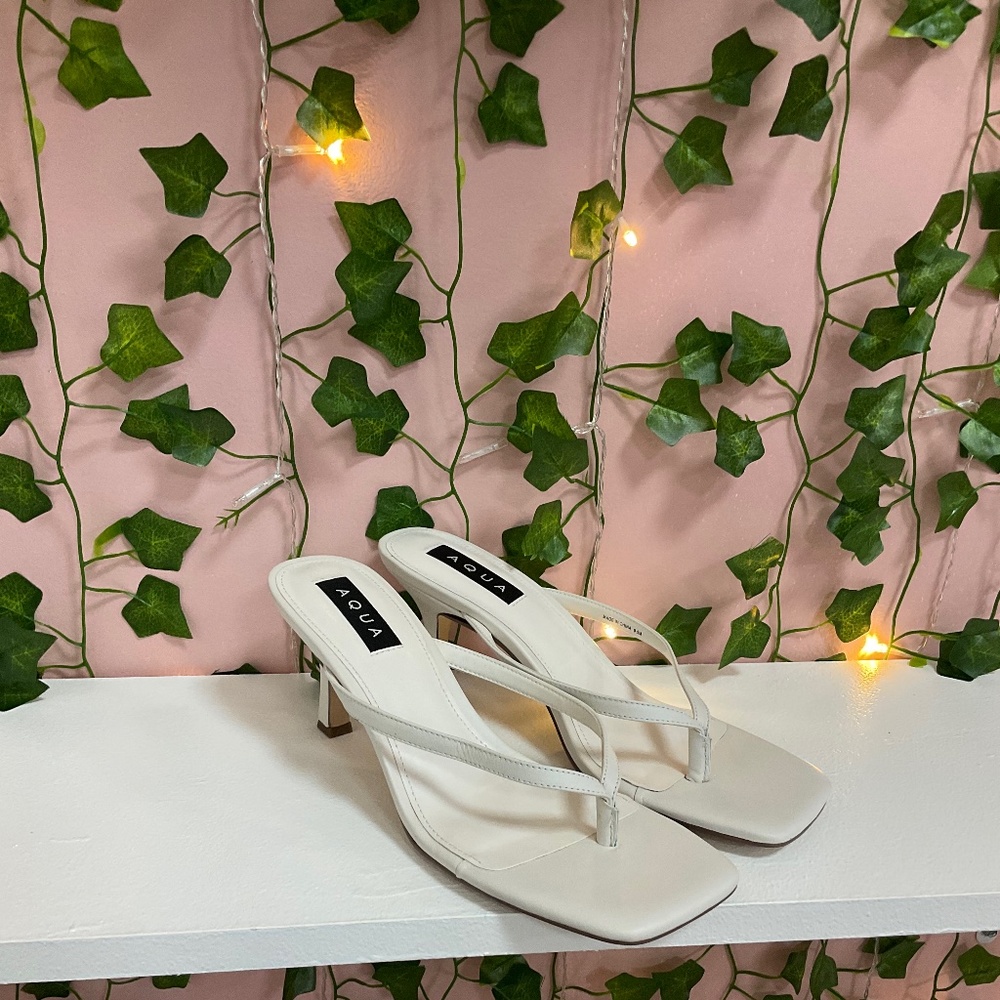 Aqua Elsie Heel Sandal
